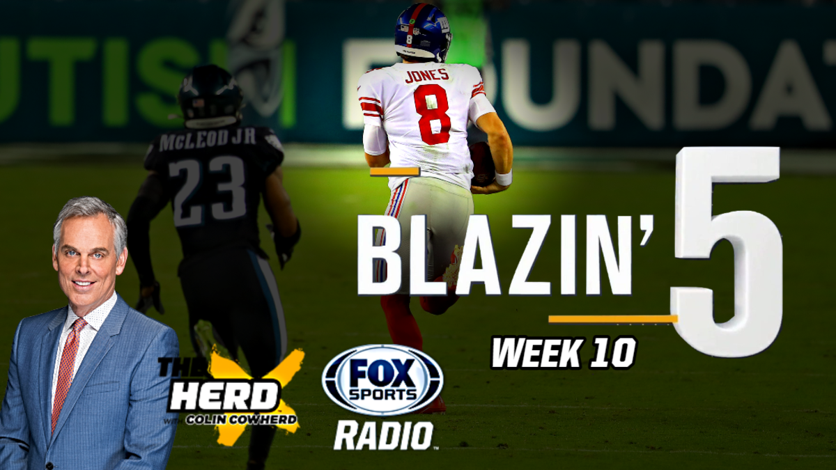 Colin Cowherd Blazing Five NFL 2020 Week 1 Picks On Fox Sports