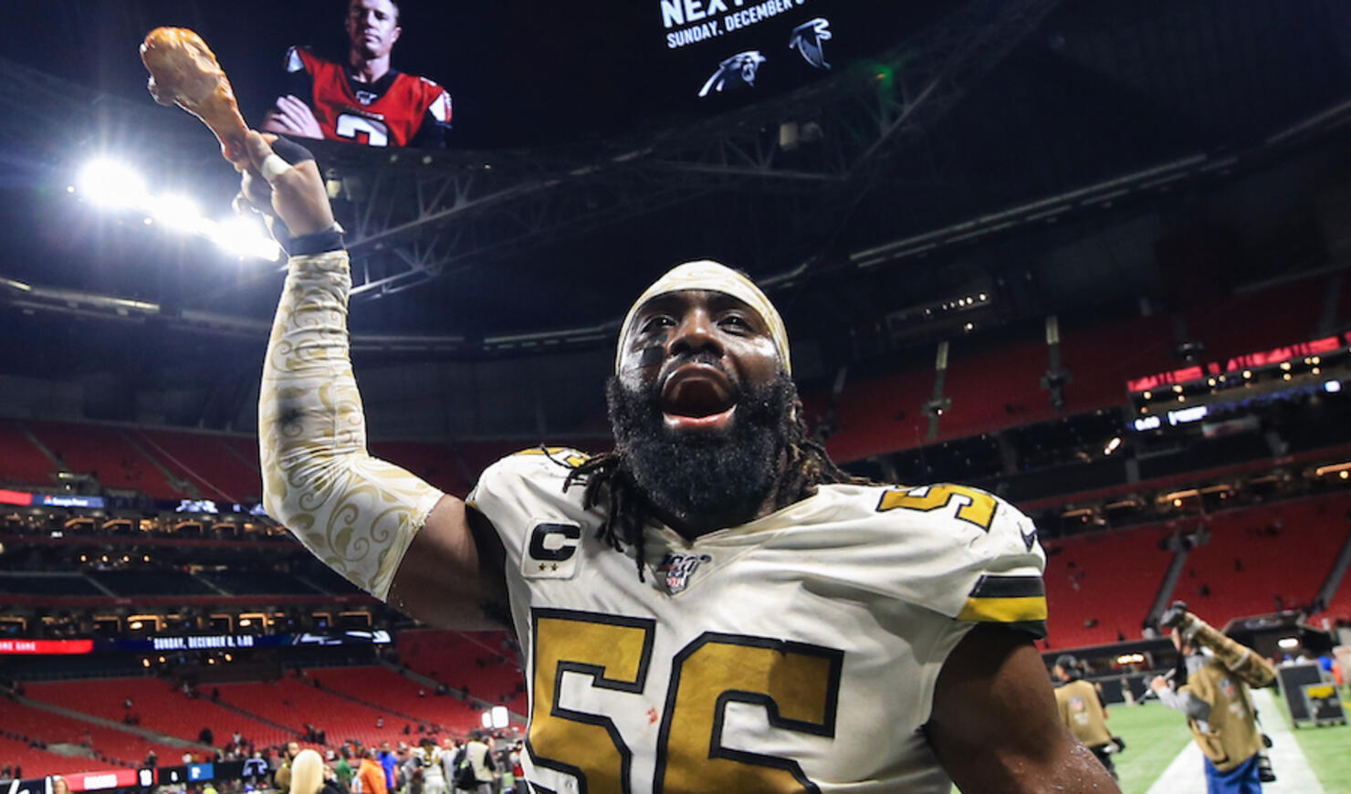 New Orleans Saints LB Demario Davis says daughter is cancer-free