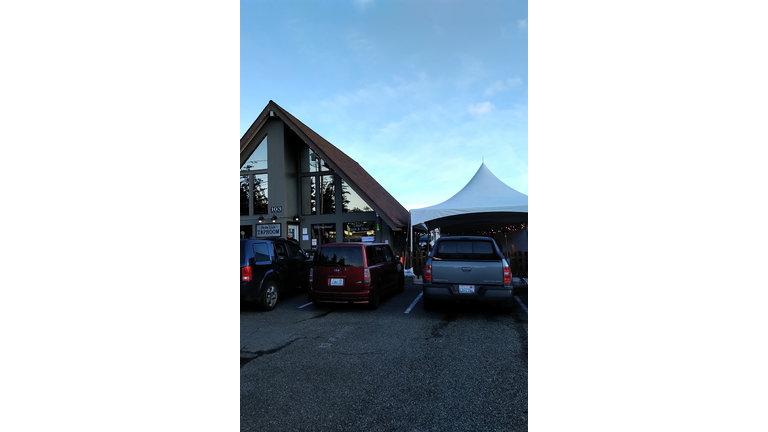 Brewery and outdoor tent