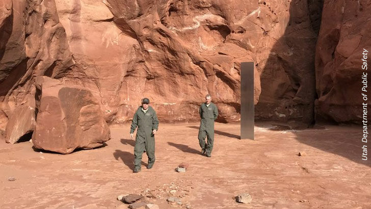 Mystery Monolith Has Vanished
