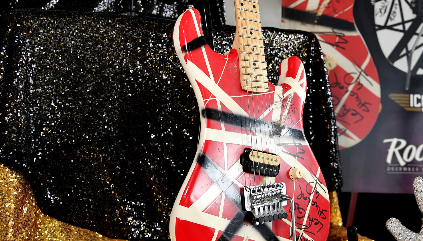 Evh deals guitar auction