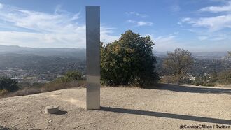 New Mystery Monolith Appears in California