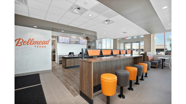 The redesigned Whataburger in Bellmead, Texas. 