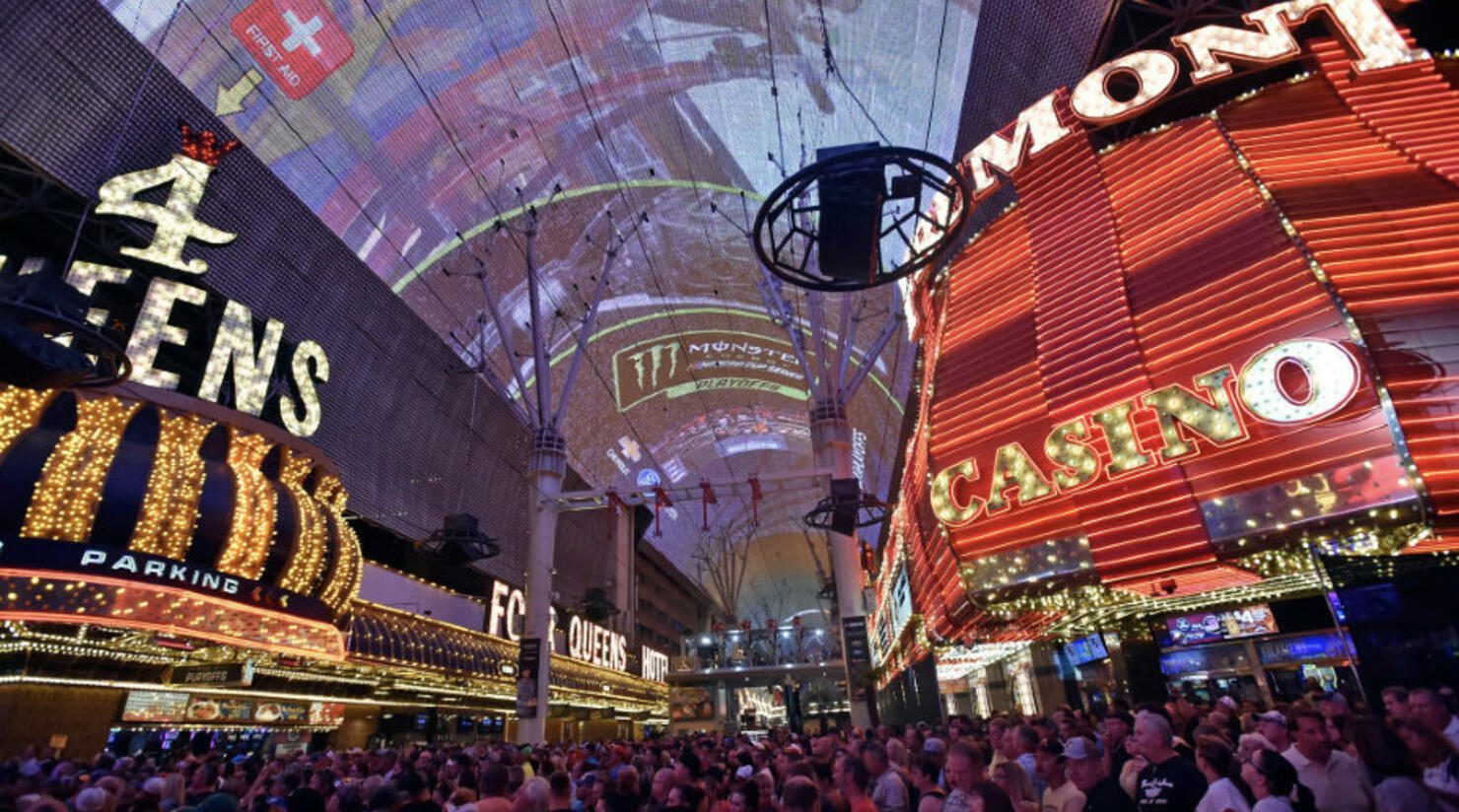 New Year's Eve at Fremont Street Experience in Downtown Las Vegas