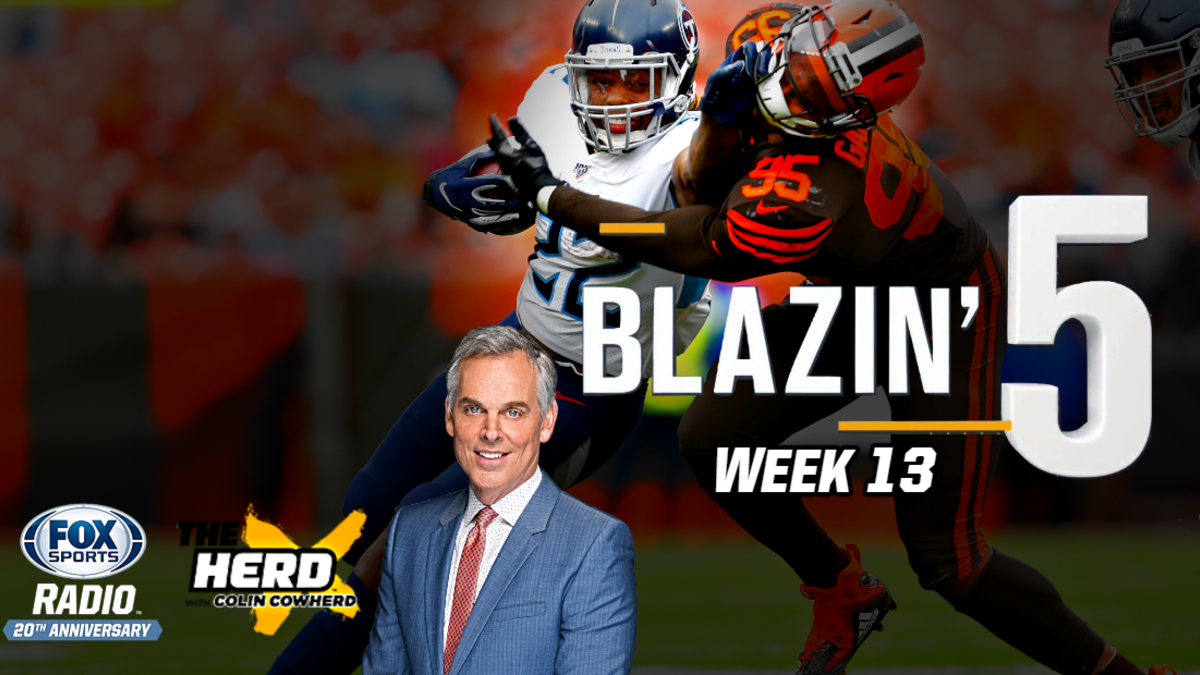 Blazing Five: Colin Cowherd Gives His 4 Best NFL Divisional Round