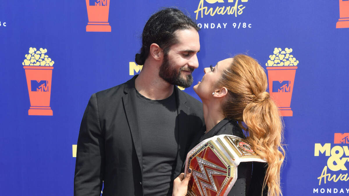 Look: Becky Lynch, Seth Rollins celebrate daughter Roux's birth