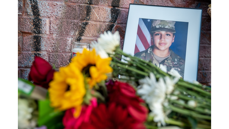 March And Vigil Held In Austin In Honor Of Murdered Army Spec. Vanessa Guillen