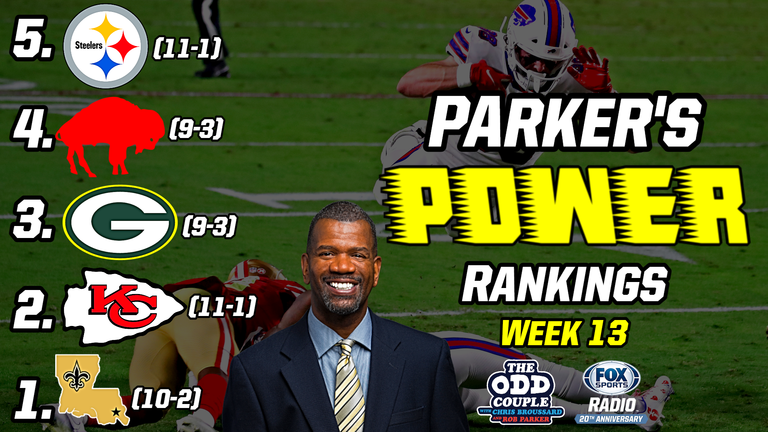 Parker's NFL Power Rankings: Rob Parker Ranks His Top 5 Teams After Week 13