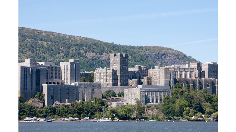 Landscape view of West Point buildings