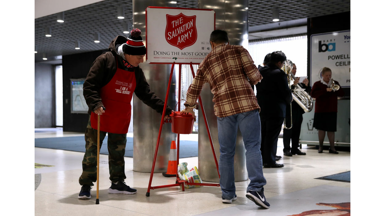 Salvation Army Annual Red Kettle For Holiday Donations