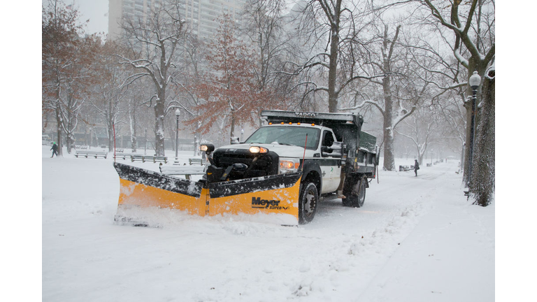 First Winter Storm Of The Season Hits Northeast