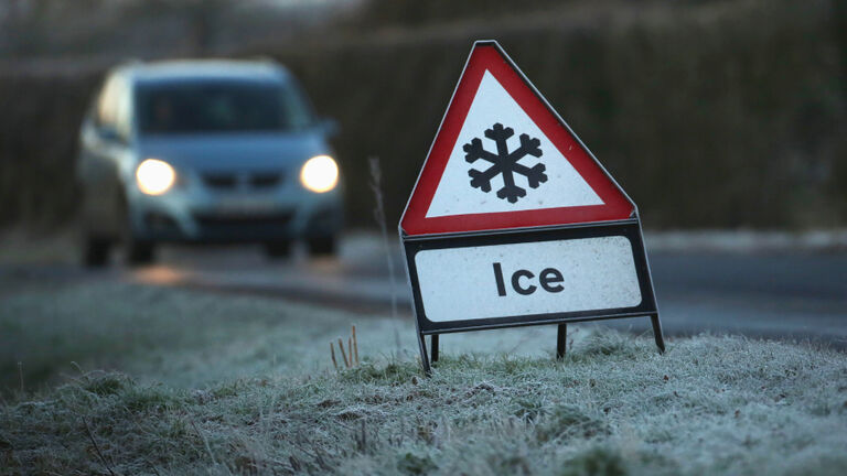 Icy Roads Ahead