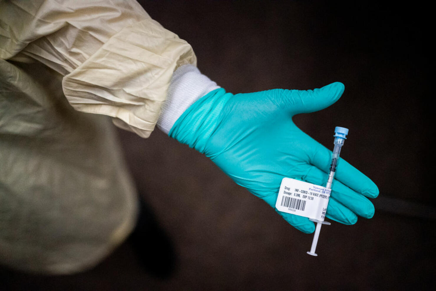 Oregon VA Hospital Administers COVID-19 Vaccine To Veterans