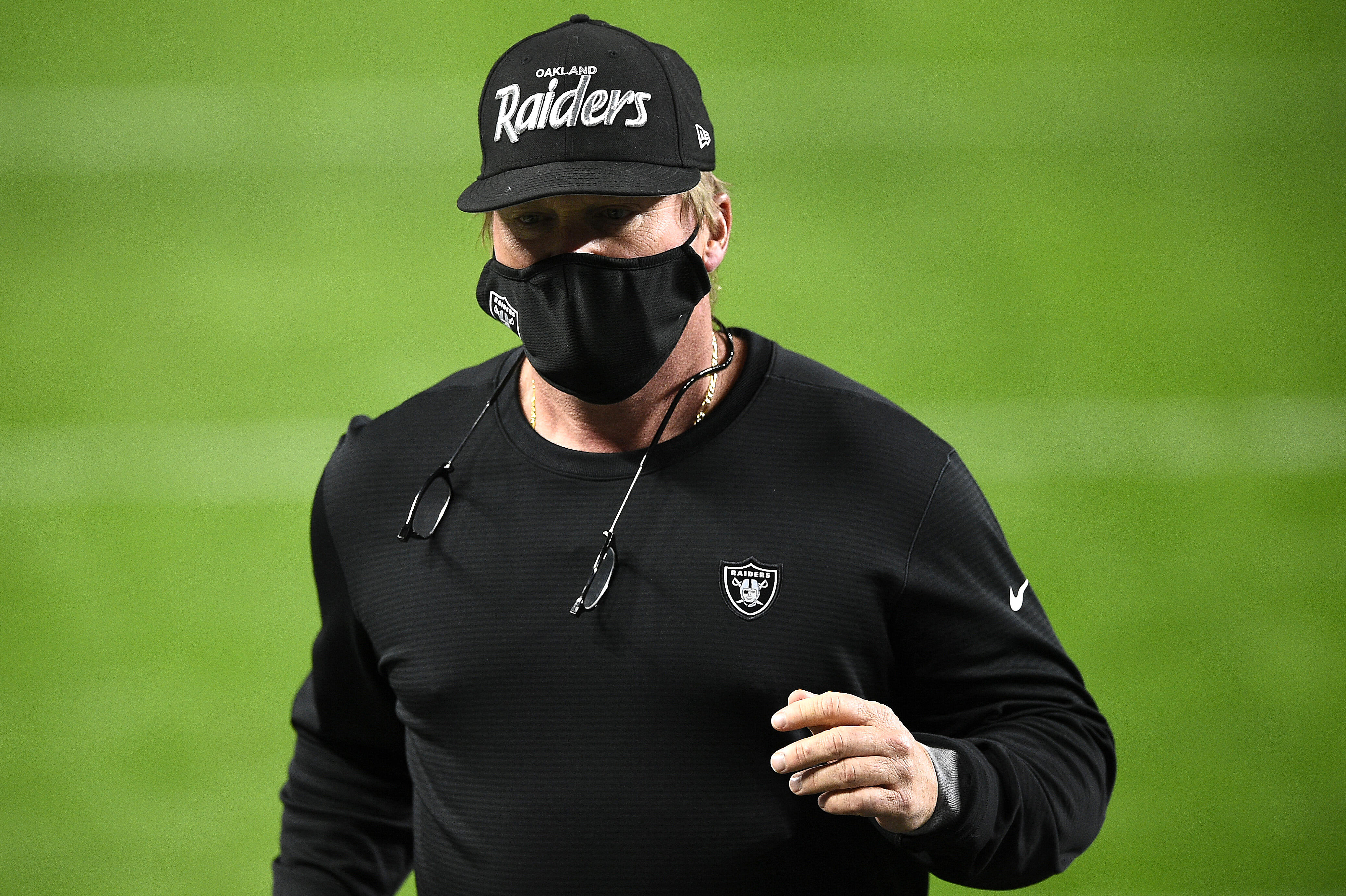 Raiders' Gruden says someone played a trick on him with Oakland hat