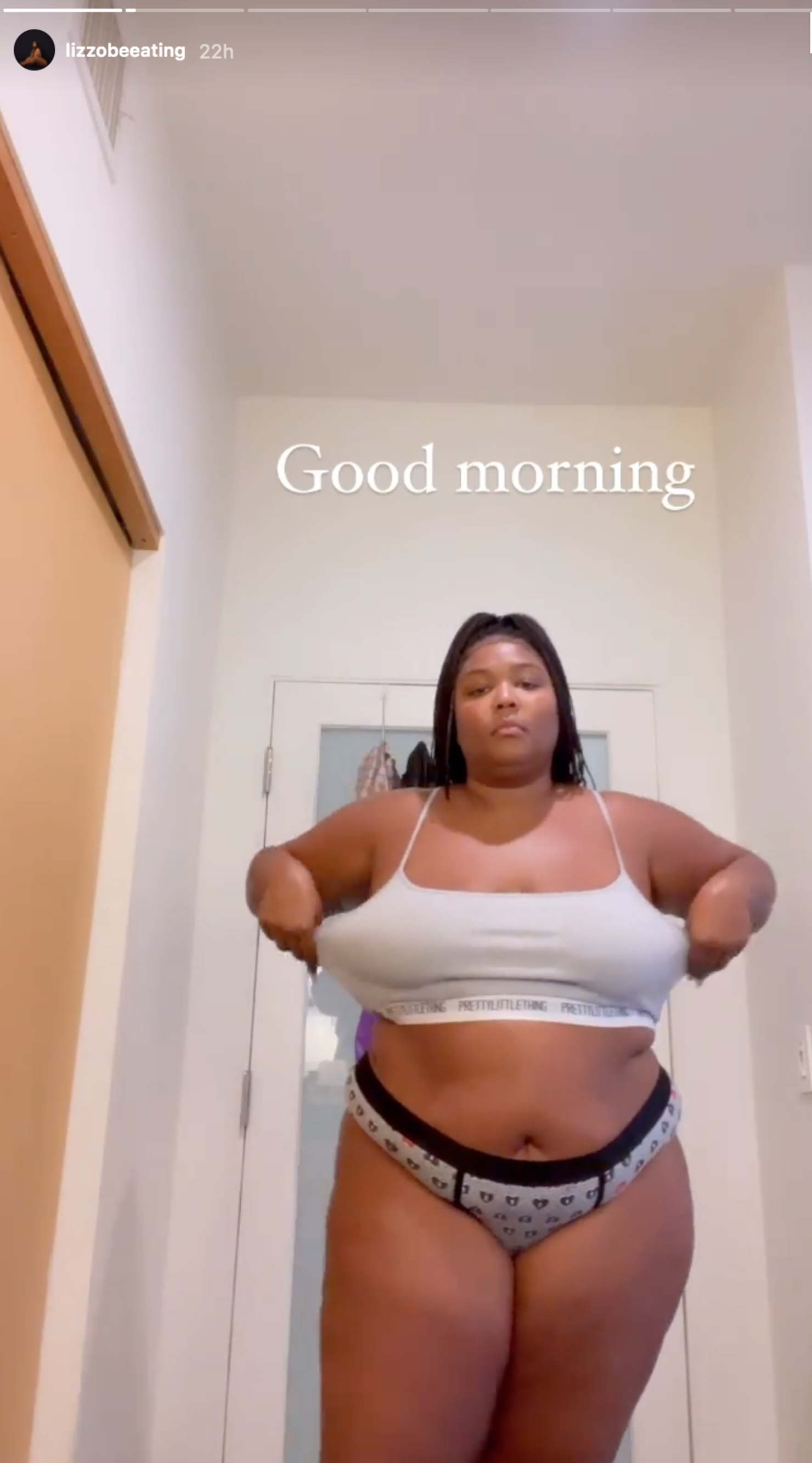 Lizzo Flaunts Curves In Lingerie Following Juice Cleanse Backlash