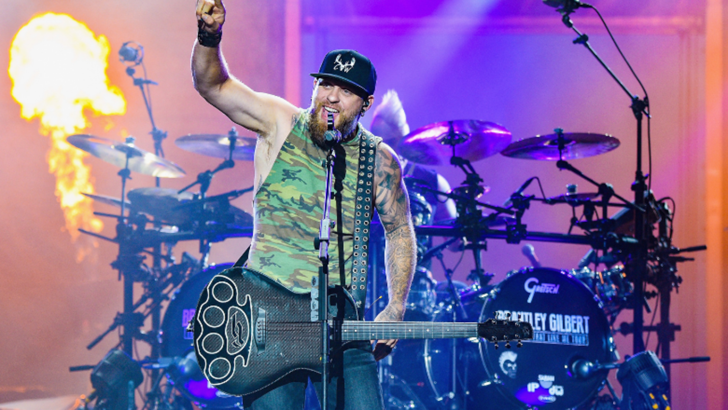 Brantley Gilbert Built A 'Man Cave' In His Garage During Quarantine