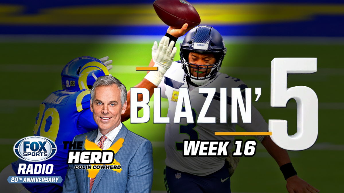 Blazing 5: Colin Cowherd Gives His Best NFL Picks For Week 16 (Dec