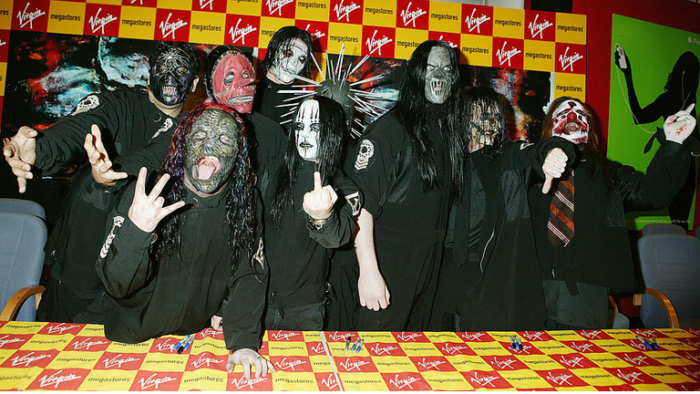 UK: Slipknot Signing At Virgin Megastore