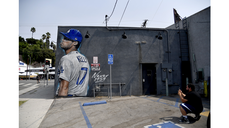 Mural Of Dodgers Pitcher Joe Kelly Appears In Los Angeles