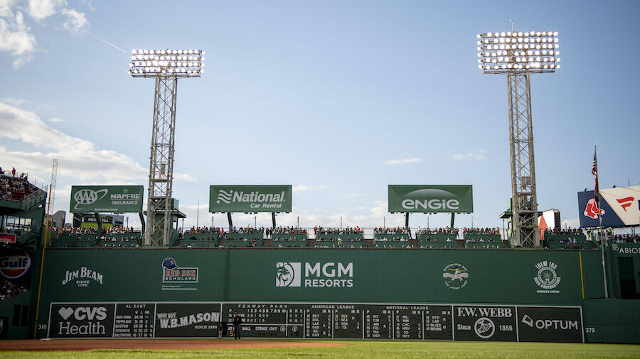 Official Red Sox Sponsor Coghlin Companies Display at Fenway Park