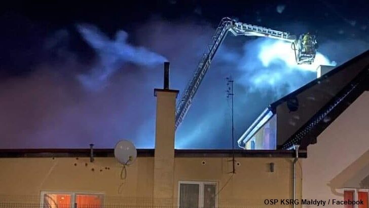 'Angel' Photographed Hovering Over Firefighters in Poland