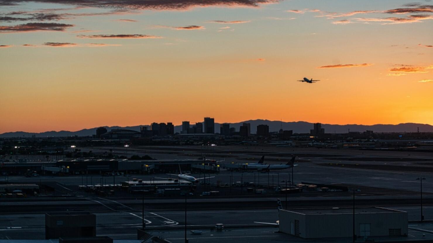 Airport Sunset