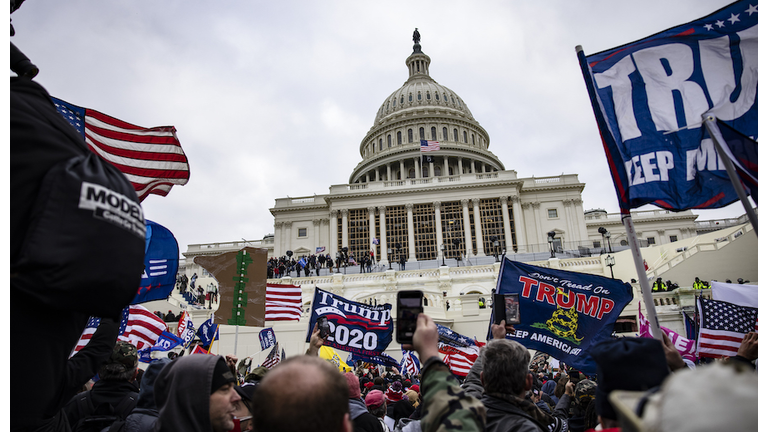 Trump Supporters Hold "Stop The Steal" Rally In DC Amid Ratification Of Presidential Election
