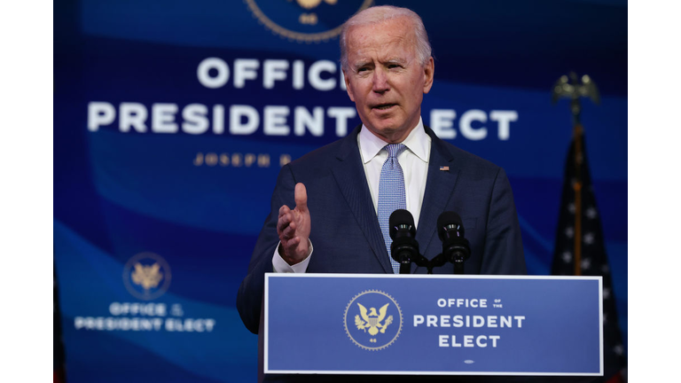 President-Elect Joe Biden Delivers Remarks On Pro-Trump Mob Storming Capitol