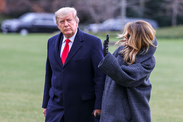 President Trump Returns To The White House From Florida