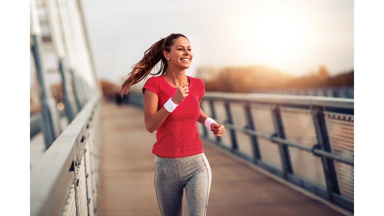 Fitness women exercising outdoors