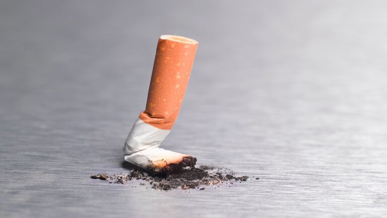 Cigarette Butt Stubbed Out