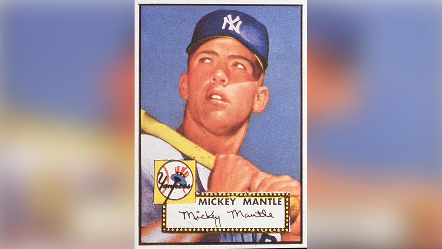 This 1952 Mickey Mantle baseball card just sold for $5.2 million, an  all-time record for trading cards