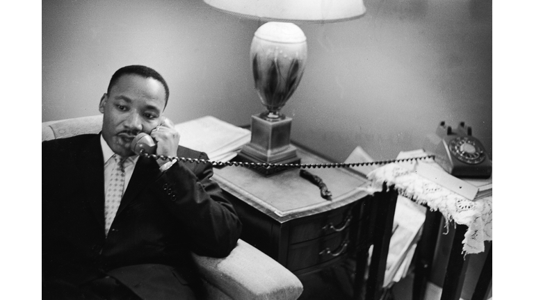 Dr. King Speaks On The Phone