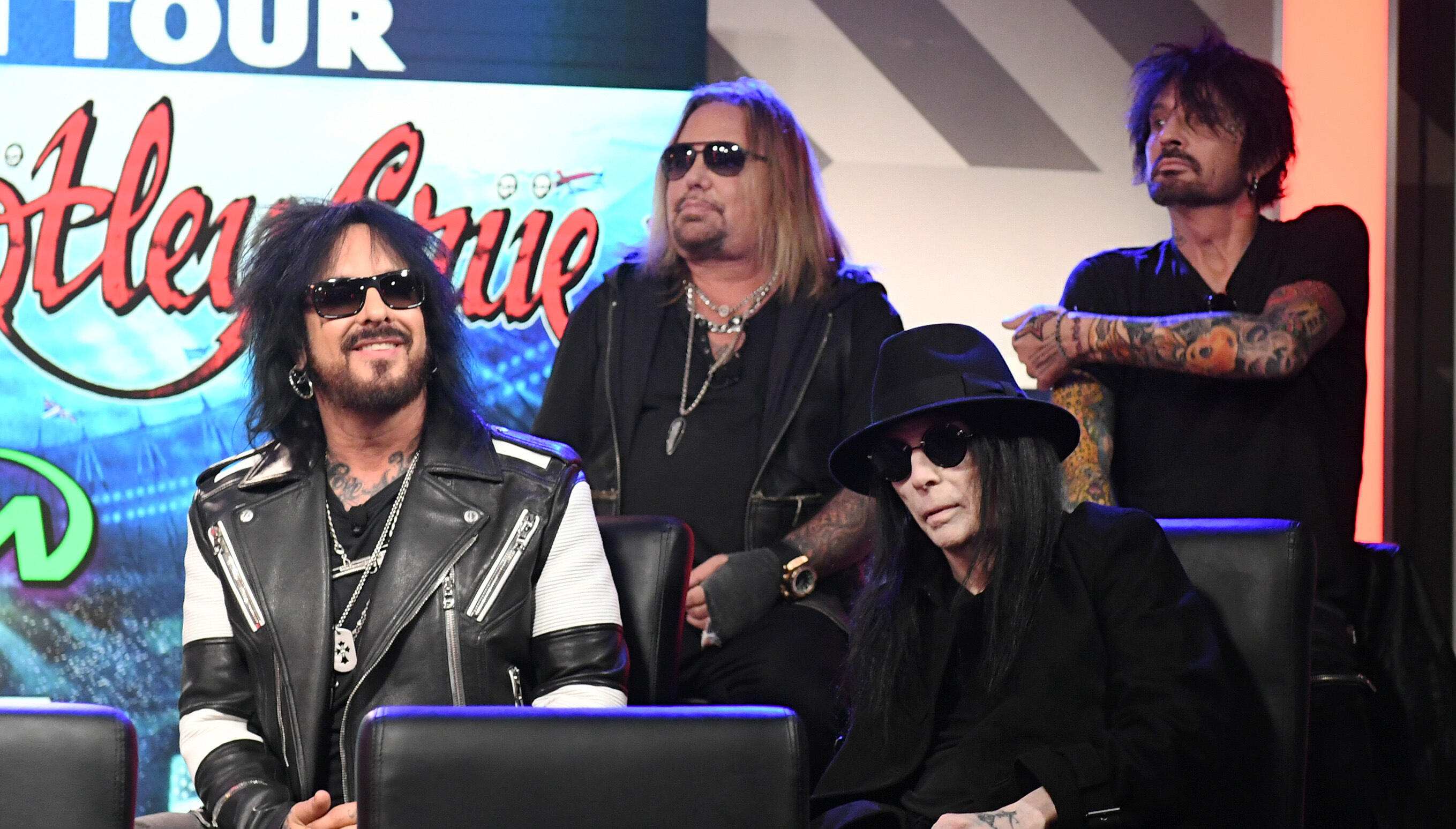 Members Of Mötley Crüe Celebrate The Band's 40th Anniversary iHeart