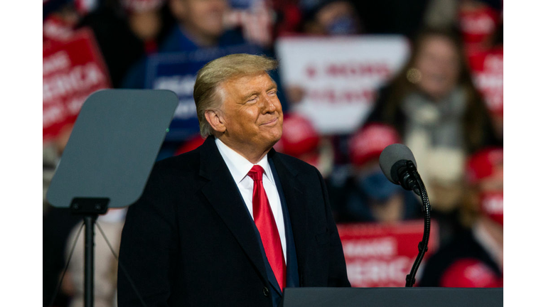 President Donald Trump Holds Rally In Montoursville, Pennsylvania