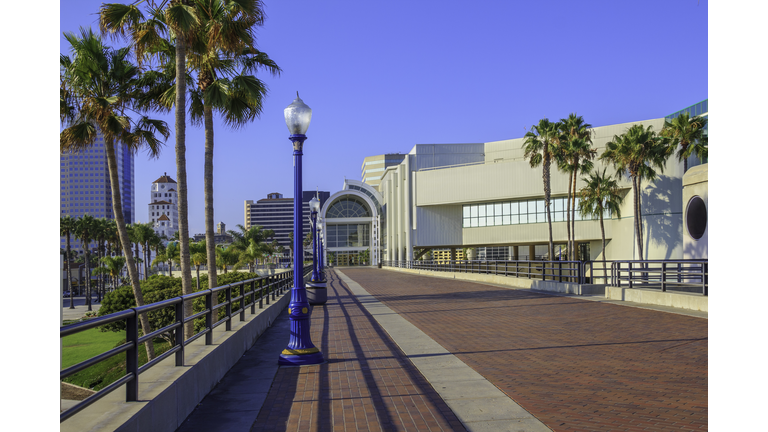 Long Beach skyline California (P)