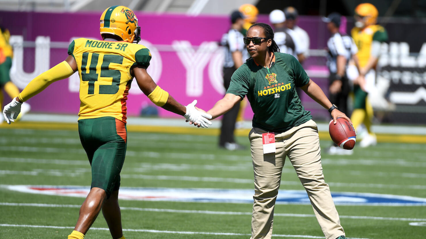 Washington Commanders on X: Tonight @JenniferKing5 becomes the first  African American female position coach in @NFL history!   / X