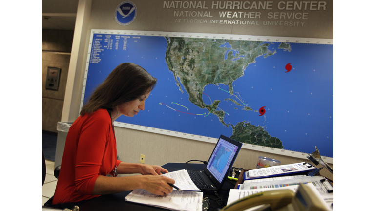 National Hurricane Center Monitors Hurricane Earl As It Tracks Towards U.S.