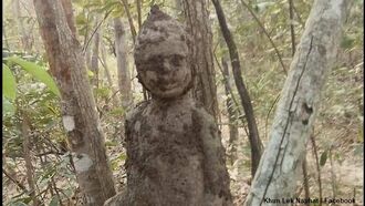 Video: Termite Mound in Thailand Resembles Popular 'Ghost Boy'
