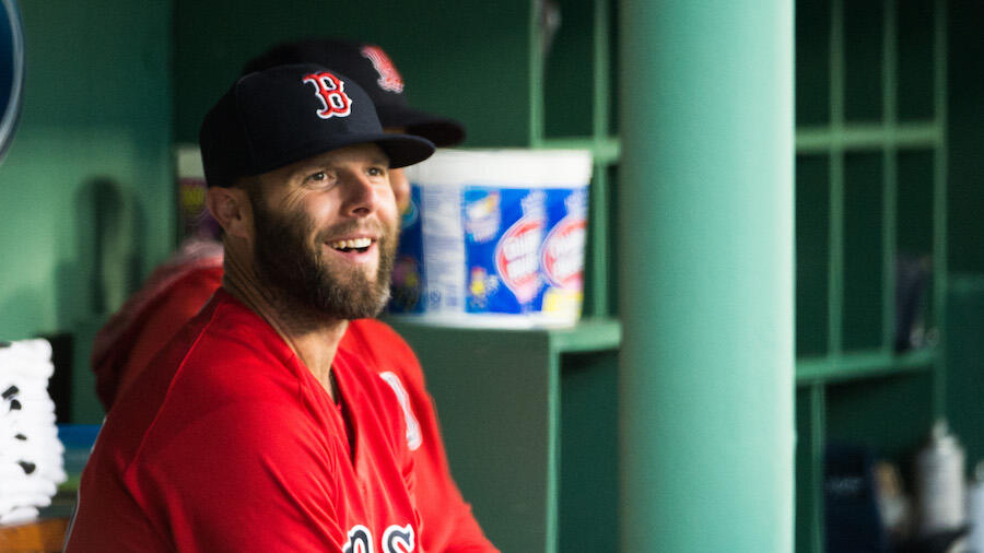 Two instances of the Red Sox wearing the green.