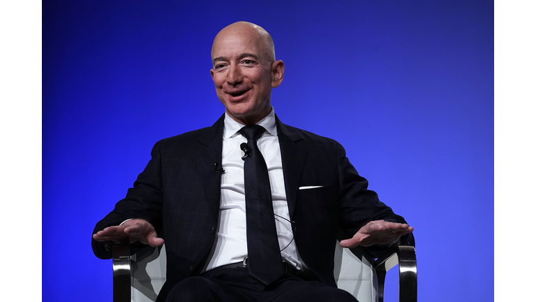 Amazon CEO And Blue Origin Founder Jeff Bezos  Speaks At Air Force Association Air, Space And Cyber Conference