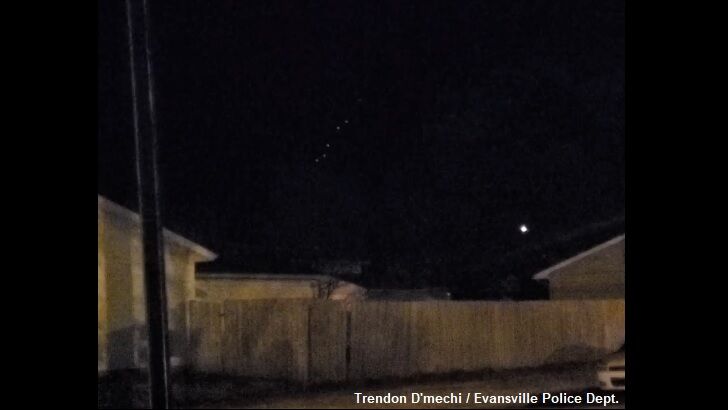Watch: Indiana Cops Spot UFO Cluster