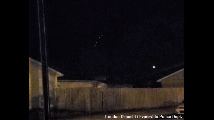 Watch: Indiana Cops Spot UFO Cluster