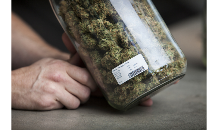 Small business marijuana dispensary in Oregon.