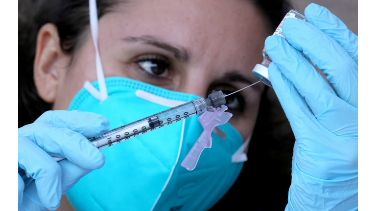 Seniors From L.A.'s Skid Row Receive COVID-19 Vaccinations