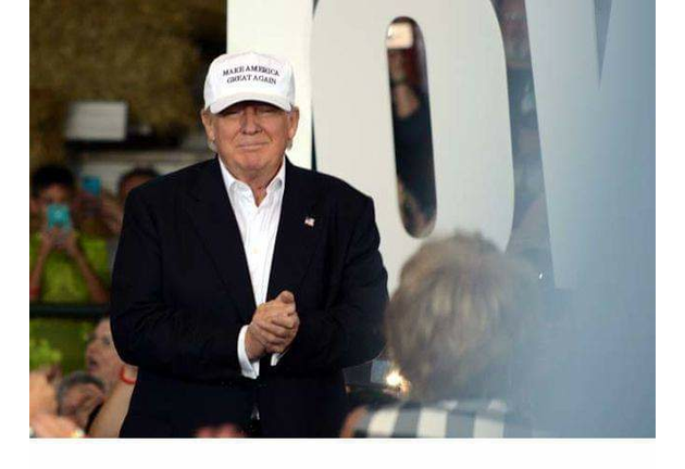 President Donald Trump in Iowa by Wendy Wilde