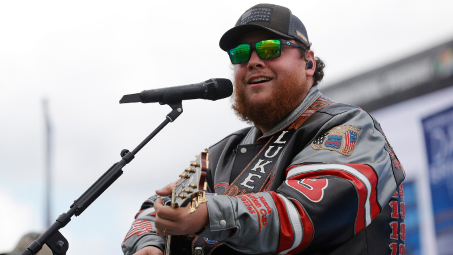 Luke Combs Honors The Late Dale Earnhardt During Daytona 500 Performance