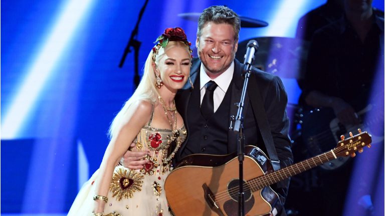 Gwen Stefani Celebrates Valentine's Day With Fiancé Blake Shelton