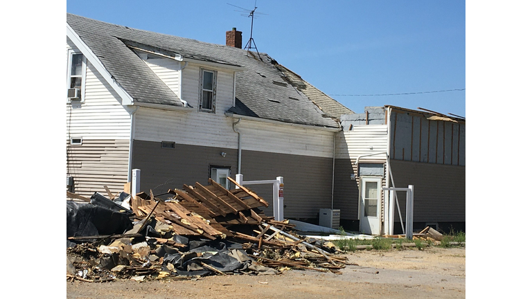 Cedar Rapids Derecho storm damage photo by Wendy Wilde