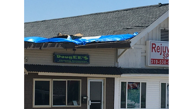 Cedar Rapids Derecho storm damage photo by Wendy Wilde